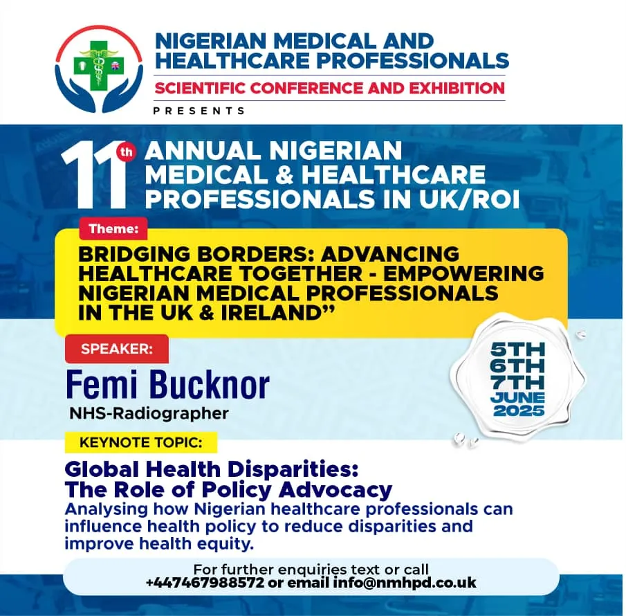 11th Annual Nigerian Medical and Healthcare Professionals Speakers 20251