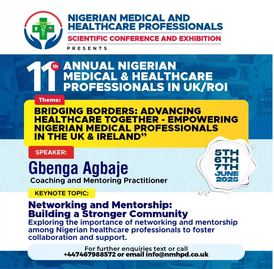 11th Annual Nigerian Medical and Healthcare Professionals Speakers 20252