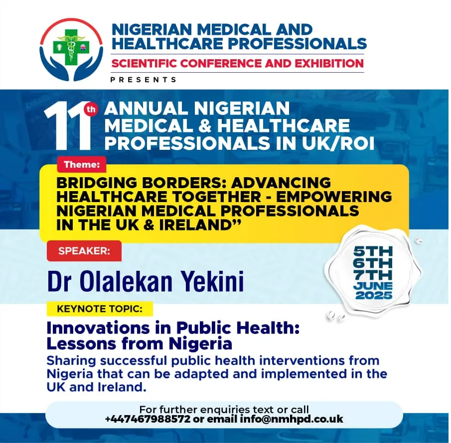 11th Annual Nigerian Medical and Healthcare Professionals Speakers 20254