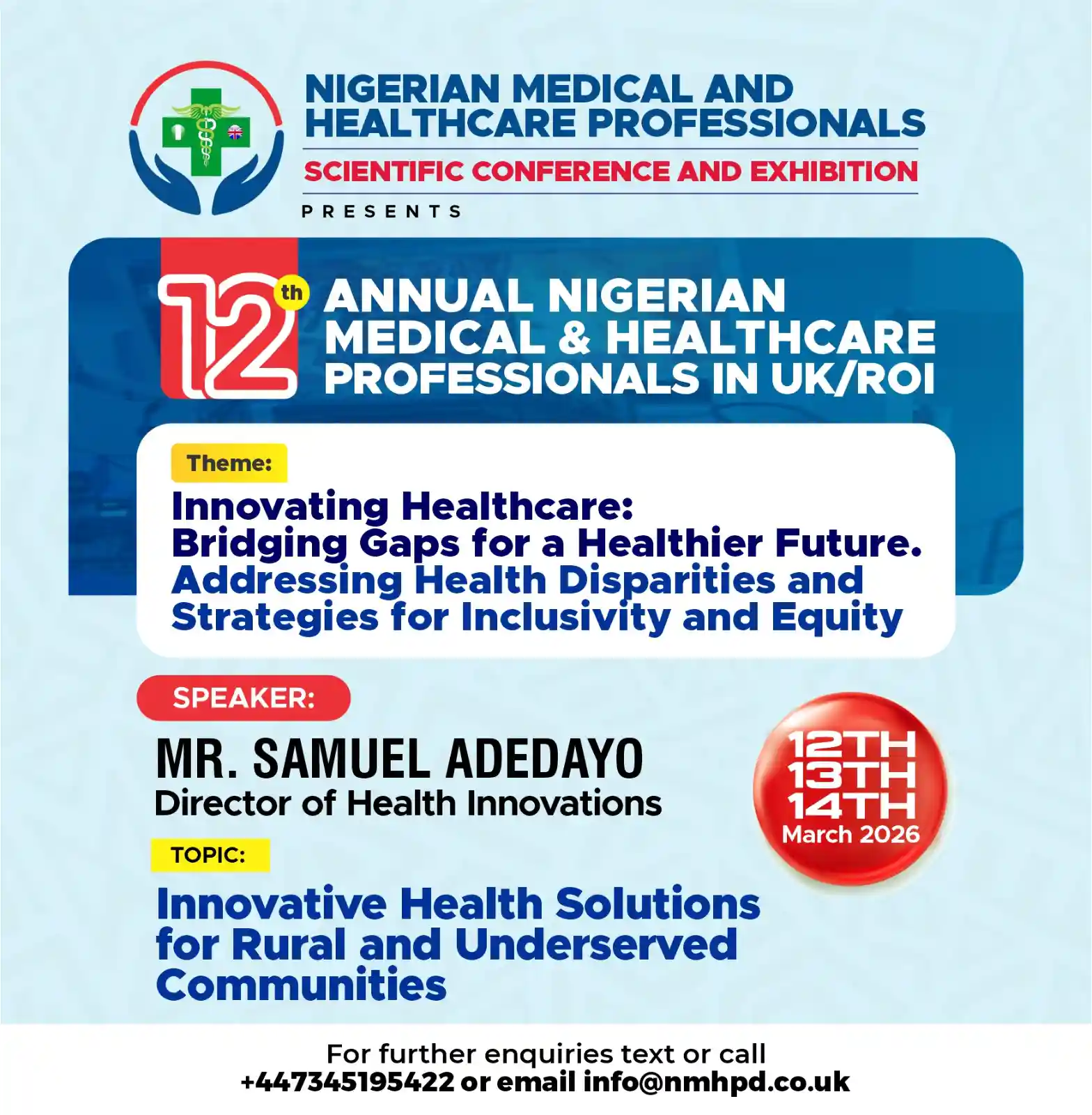 12th Annual Nigerian Medical & Healthcare Professionals Speakers3